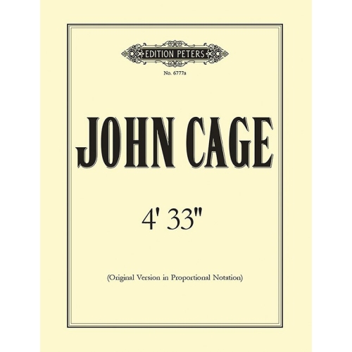 Cage, John - 433 (original...