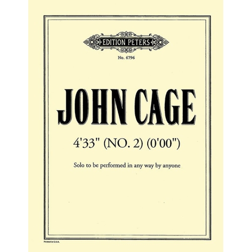 Cage, John - 433 (No. 2) (000)