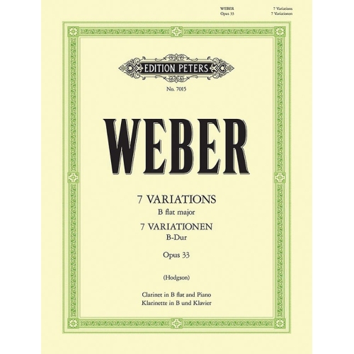 Weber, Carl Maria von - 7 Variations in B flat Op.33