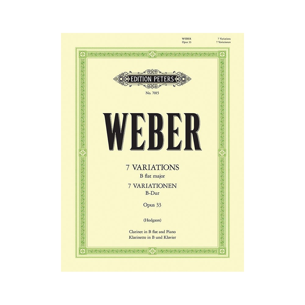 Weber, Carl Maria von - 7 Variations in B flat Op.33