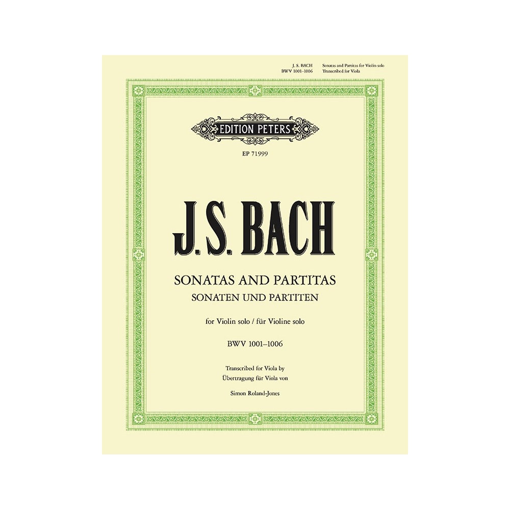 Bach, J S - Six Sonatas & Partitas (Viola)