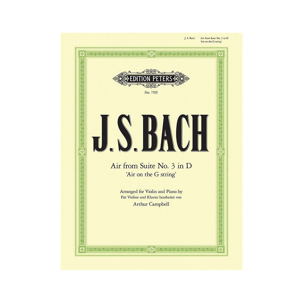Bach, Johann Sebastian - Air on the G String from Orchestral Suite No.3 in D