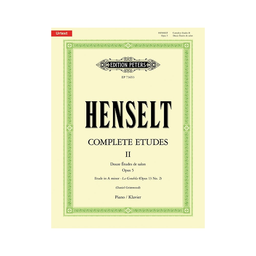 Adolph von Henselt - Complete Etudes for Piano, Volume II