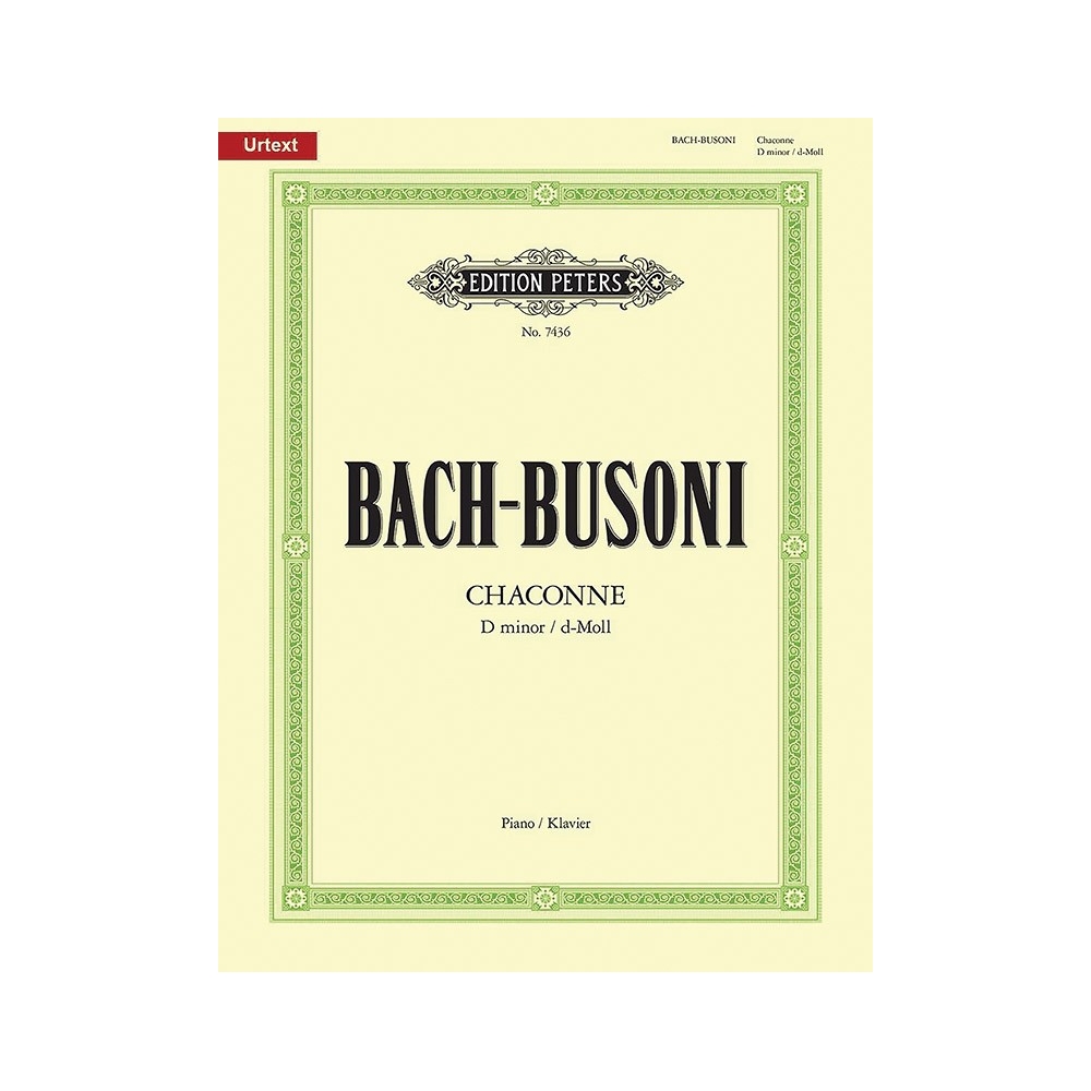 Bach, Johann Sebastian/ Busoni, Ferruccio - Chaconne in D minor from Bachs Partita No.2 for Solo Violin