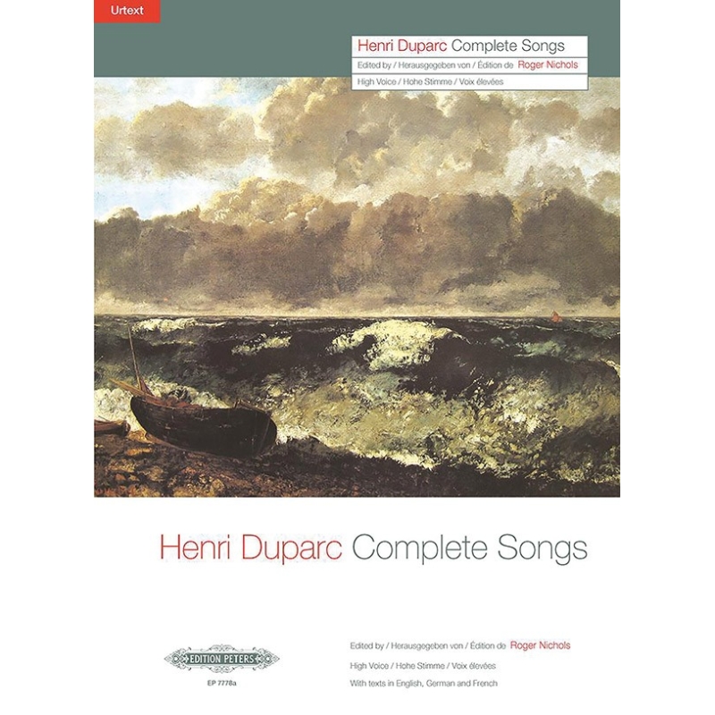 Duparc, Henri - Complete Songs, for High Voice & Piano