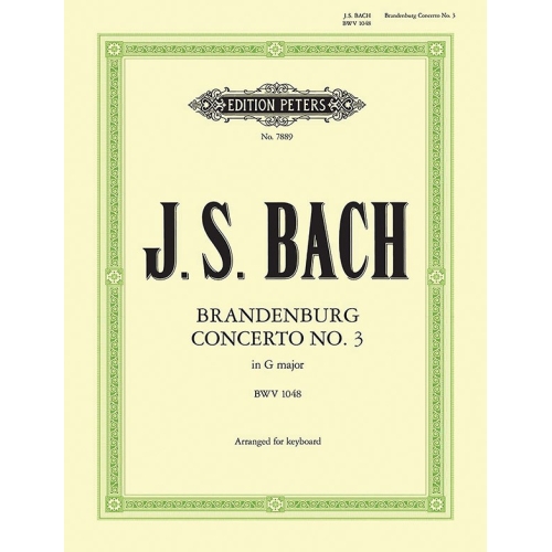 Bach, Johann Sebastian - Brandenburg Concerto No.3 in G BWV 1048