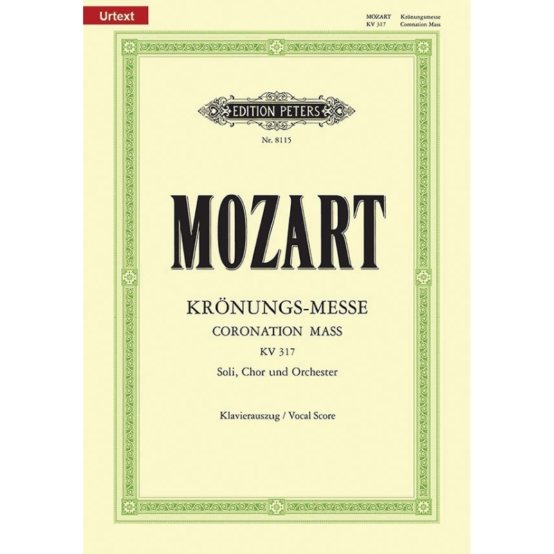 Mozart, W A - Mass in C K137 Coronation Mass