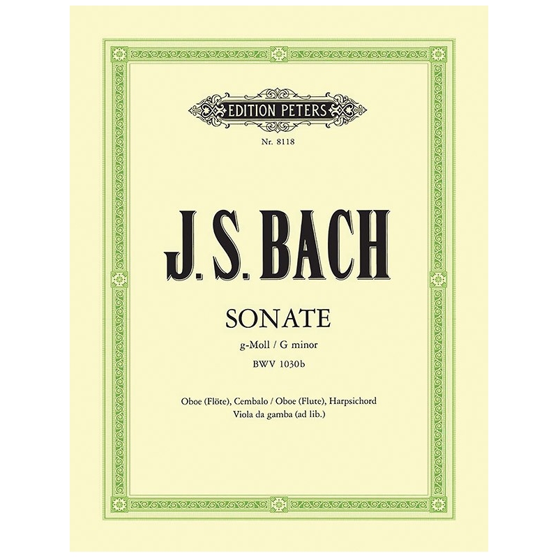 Bach, J.S - Sonata in G minor BWV 1030b
