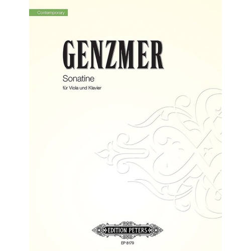 Genzmer, Harald - Sonatina for Viola and Piano