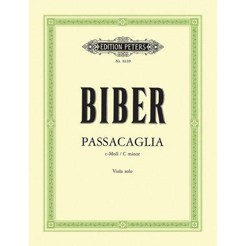 Biber, Heinrich Ignaz Franz Von - Passacaglia in C minor