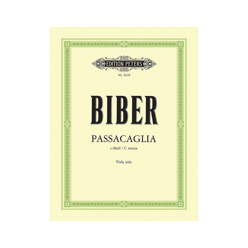 Biber, Heinrich Ignaz Franz Von - Passacaglia in C minor