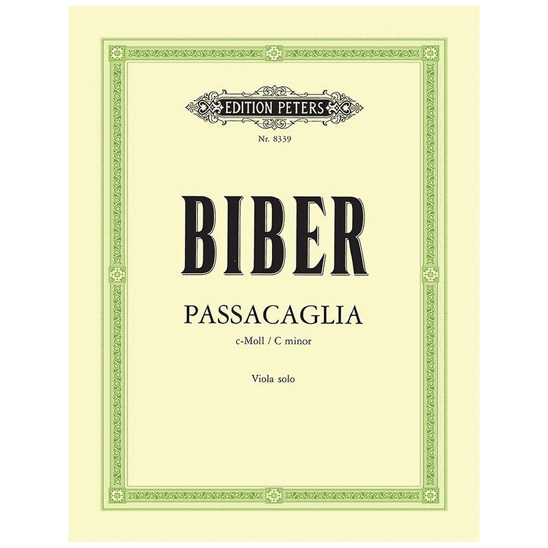 Biber, Heinrich Ignaz Franz Von - Passacaglia in C minor