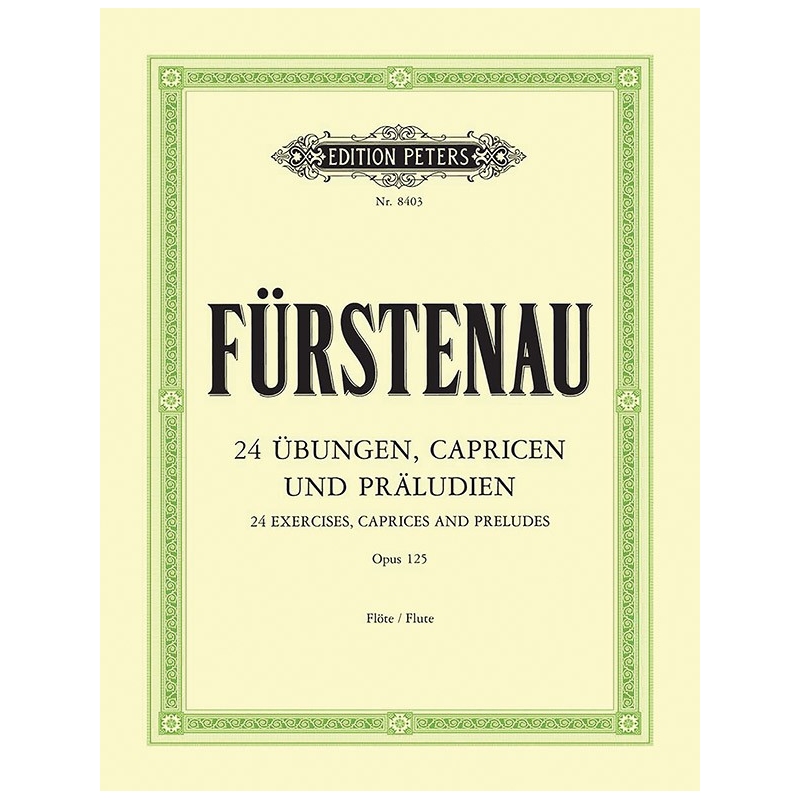 Furstenau, Anton Bernhard - 24 Exercises, Caprices and Preludes Op.125