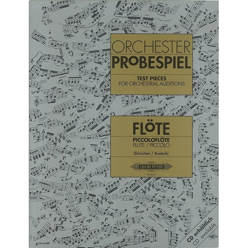Test Pieces for Orchestral Auditions: Flute, Piccolo