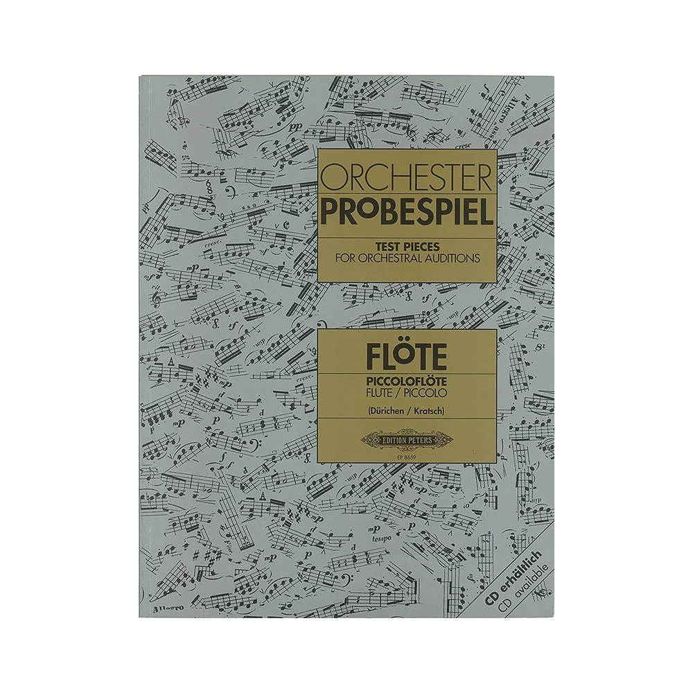 Test Pieces for Orchestral Auditions: Flute, Piccolo