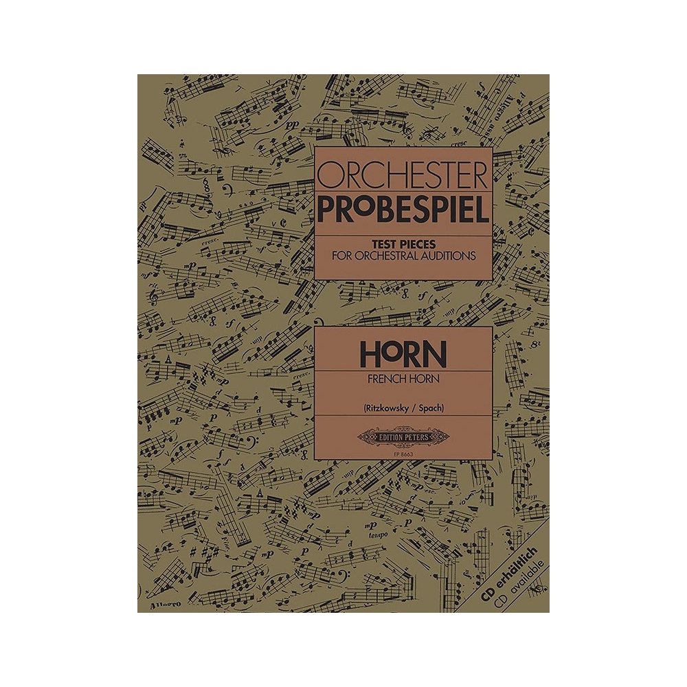 Test Pieces for Orchestral Auditions: French Horn