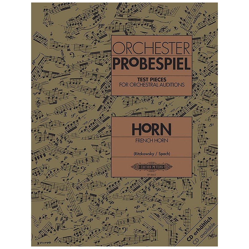 Test Pieces for Orchestral Auditions: French Horn