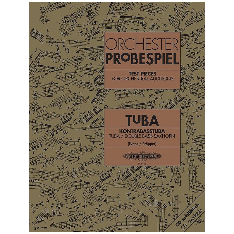 Test Pieces for Orchestral Auditions: Tuba, Double Bass Saxhorn