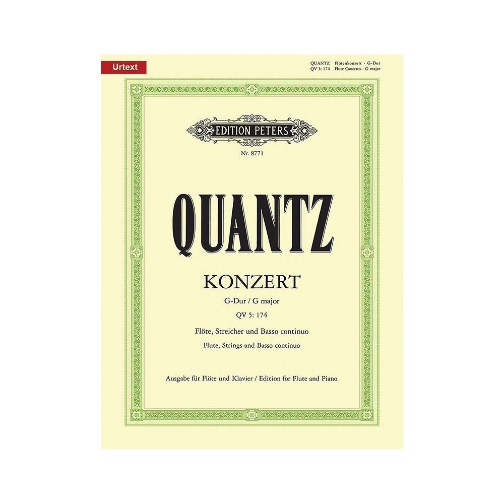 Quantz, Johann Joachim - Flute Concerto in G Major QV5:174