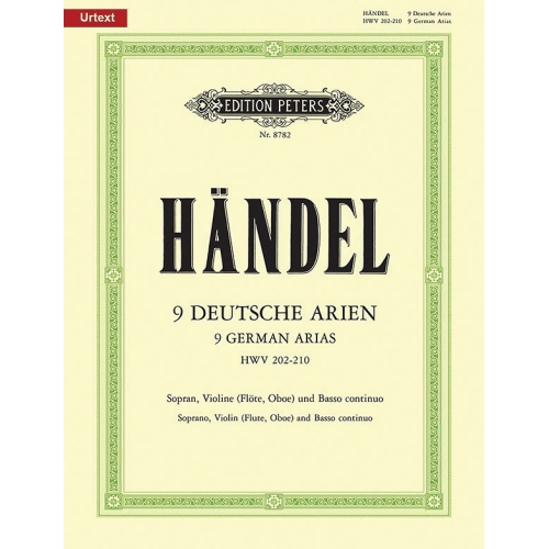 Handel, G F - 9 German Arias HWV 202-210