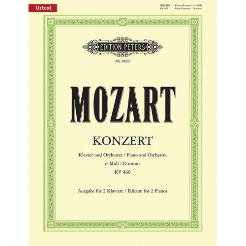 Mozart, Wolfgang Amadeus - Concerto No.20 in D minor K466