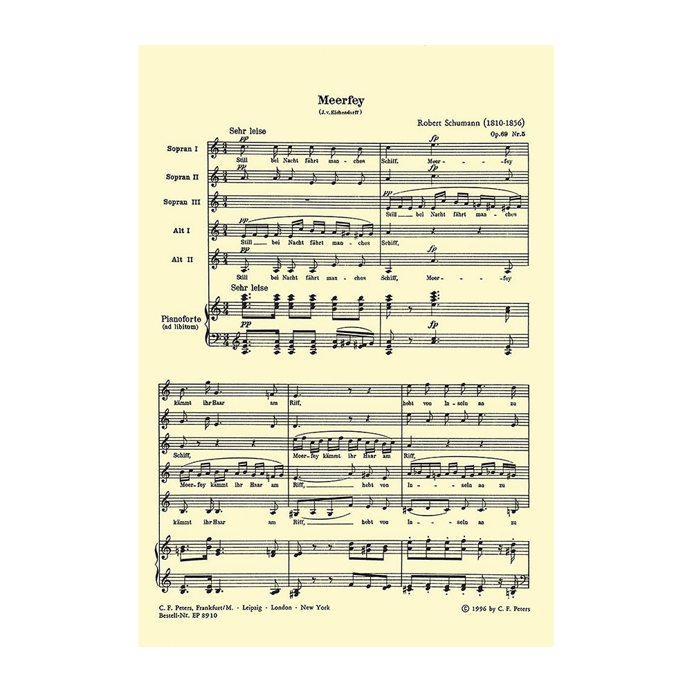 Schumann, Robert - Meerfey Op.6 No.5