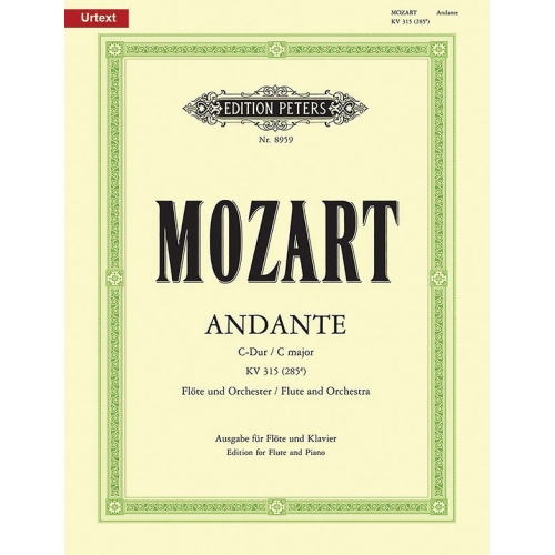 Mozart, Wolfgang Amadeus - Andante in C K315
