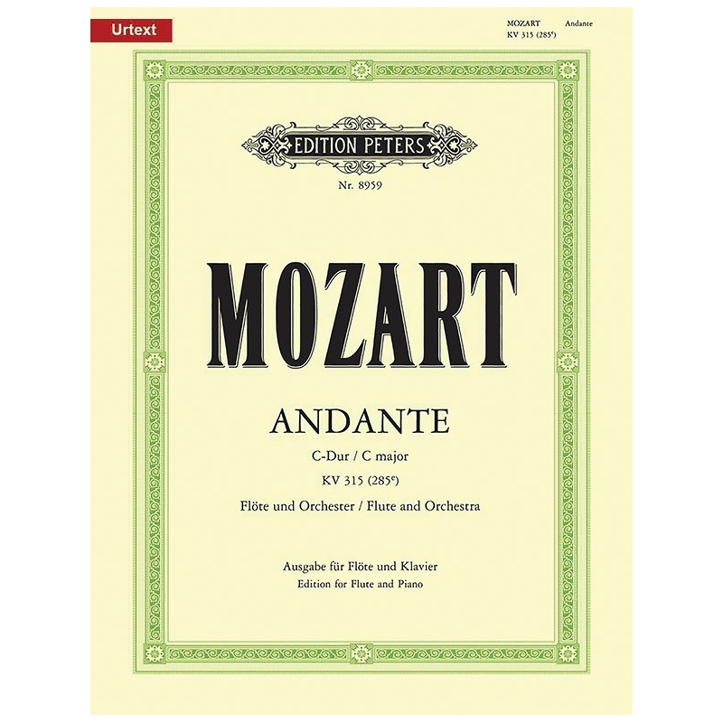 Mozart, Wolfgang Amadeus - Andante in C K315