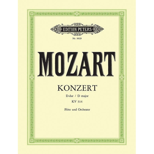 Mozart, Wolfgang Amadeus - Flute Concerto No.2 in D, with Cadenzas K.314