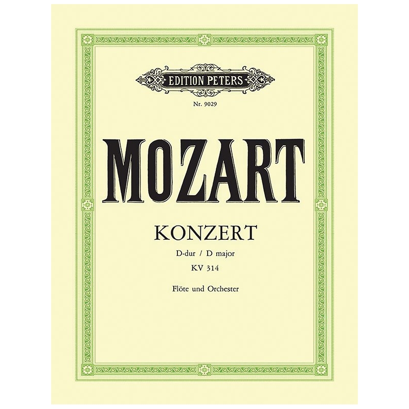 Mozart, Wolfgang Amadeus - Flute Concerto No.2 in D, with Cadenzas K.314