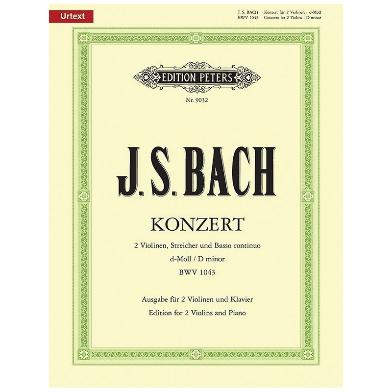 Bach, J.S - Concerto for 2 Violins & Strings in D minor BWV 1043
