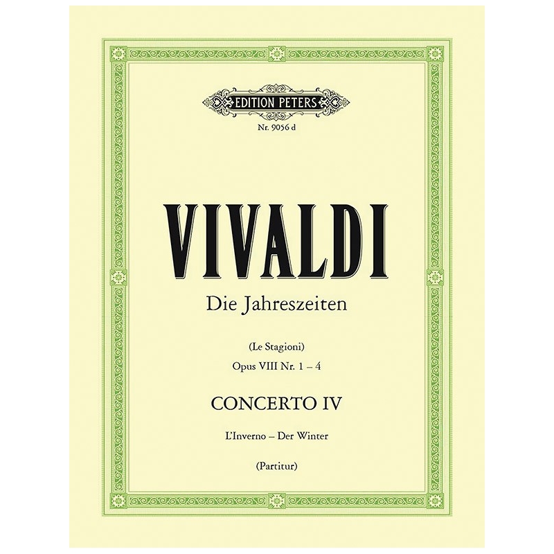 Vivaldi, Antonio - The Four Seasons, Concerti Op. 8: No. 4 in F minor RV297 Winter