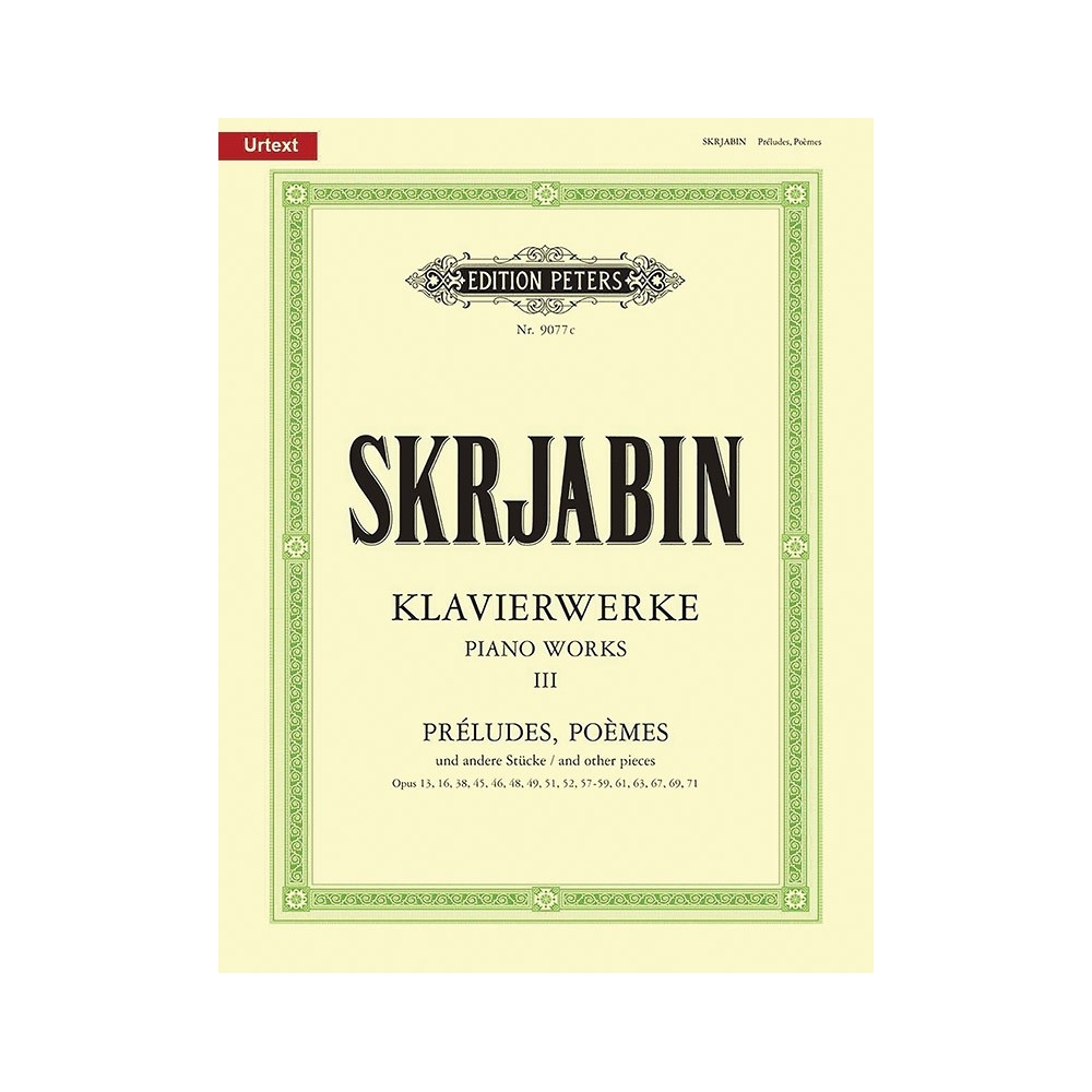 Skryabin, Alexander - Piano Works Vol.3
