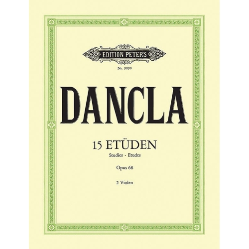 Dancla, Charles - 15 Studies Op.68 for 2 Violas
