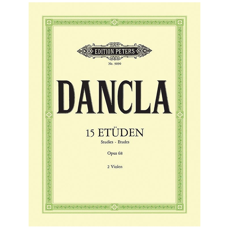 Dancla, Charles - 15 Studies Op.68 for 2 Violas