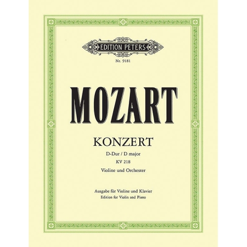 Mozart, Wolfgang Amadeus - Concerto No.4 in D K218
