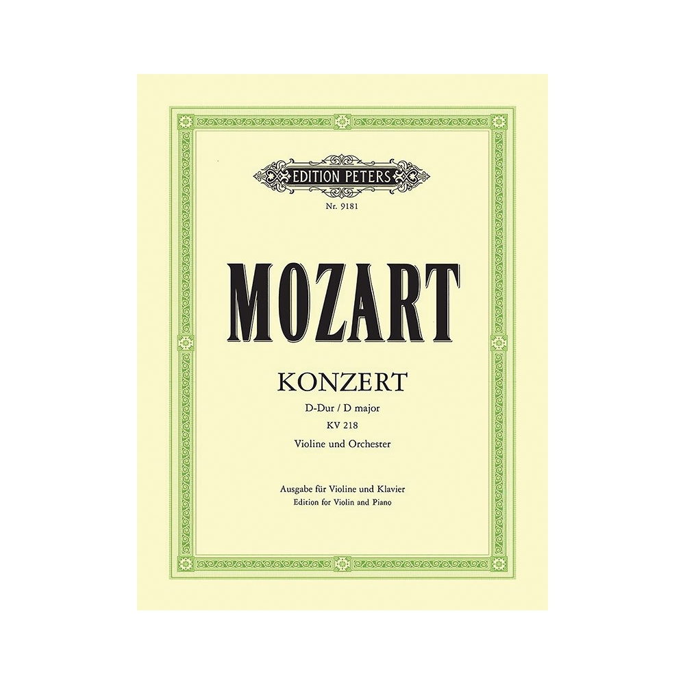 Mozart, Wolfgang Amadeus - Concerto No.4 in D K218