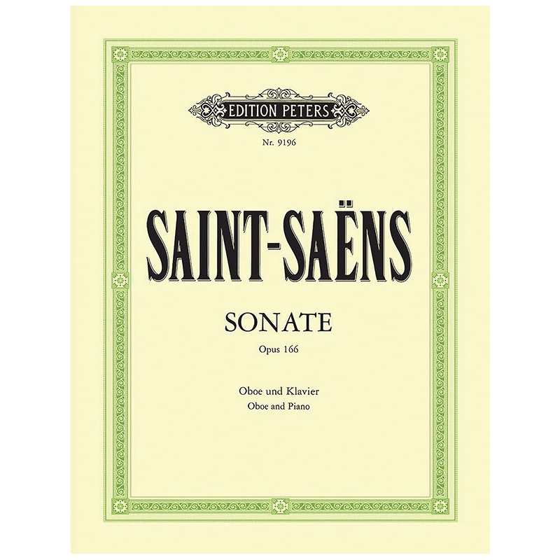Saint-Saëns, Camille - Oboe Sonata Op.166