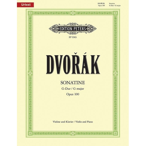 Dvorák, Anton - Sonatina in G Op.100