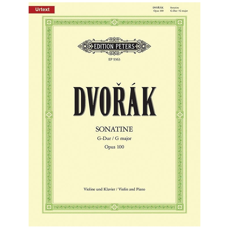 Dvorák, Anton - Sonatina in G Op.100