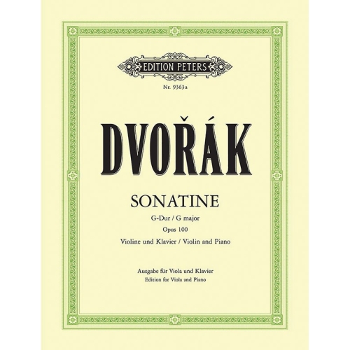 Dvorák, Anton - Sonatine in G Op.100 for Violin & Piano