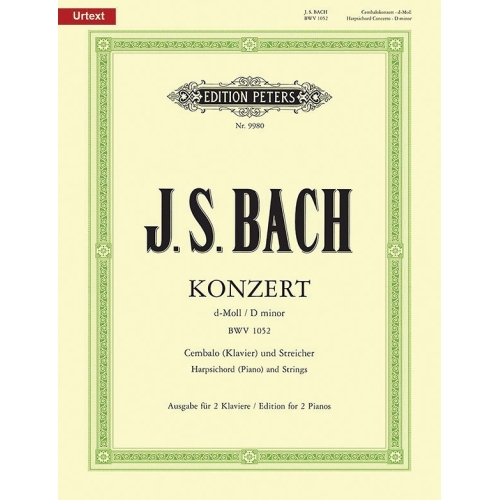 Bach, Johann Sebastian - Concerto No.1 in D minor BWV 1052