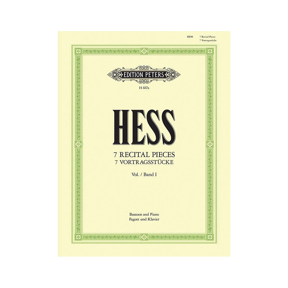Hess, Willy - Seven Recital Pieces
