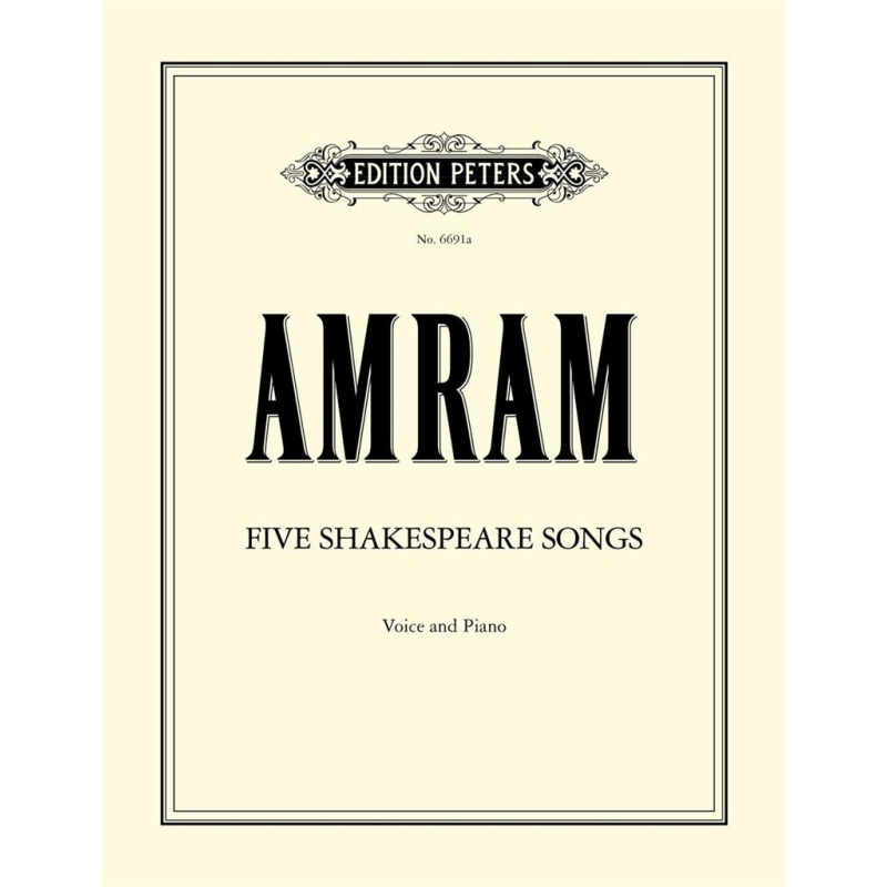 Amram, David - Five Shakespeare Songs