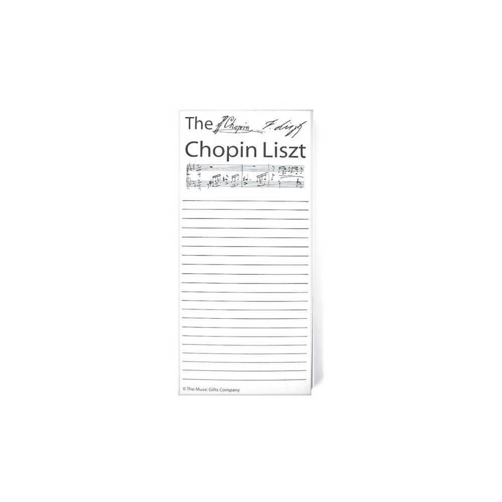 Notepad Chopin Liszt