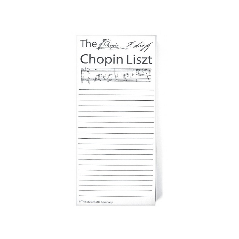 Notepad Chopin Liszt