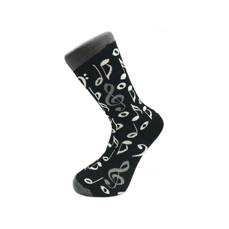 Socks Grey & White Music Notation