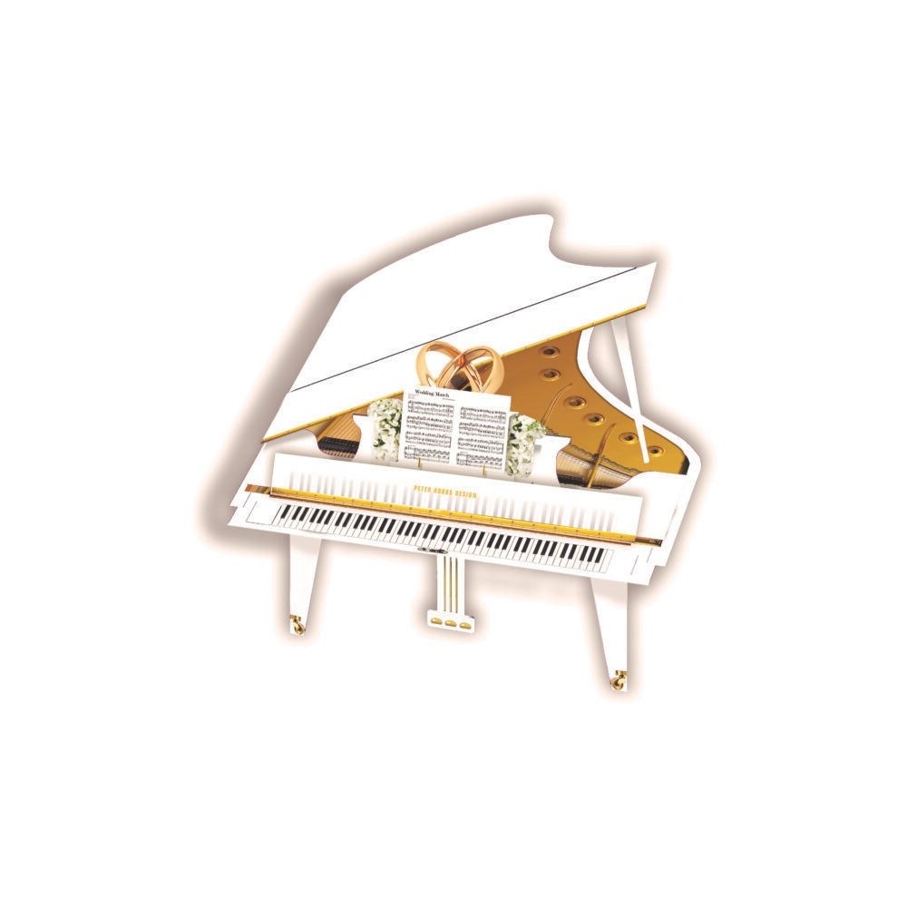 White Grand Piano