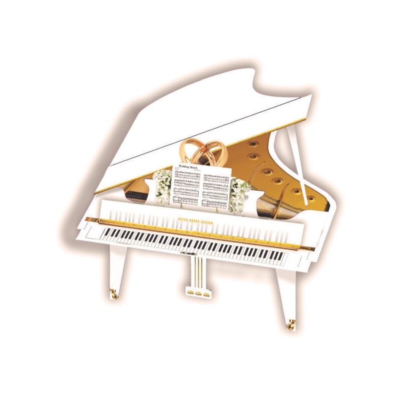 White Grand Piano
