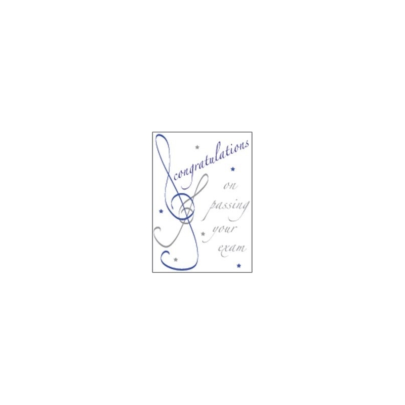 Card Congratulations Blue